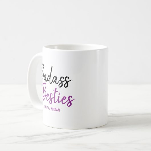 Badesachen Lila Kaffeetasse (Vorderseite Links)
