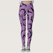 Badesaison Halloween Spooky Leggings (Vorderseite)