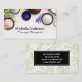 Badesalzen und Kräuter Visitenkarte (Vorne/Hinten)