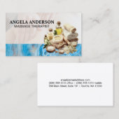 Badesalzen und Wellness-Center Massageöle Visitenkarte (Vorne/Hinten)