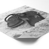 Badesandalen Poster (Ecke)