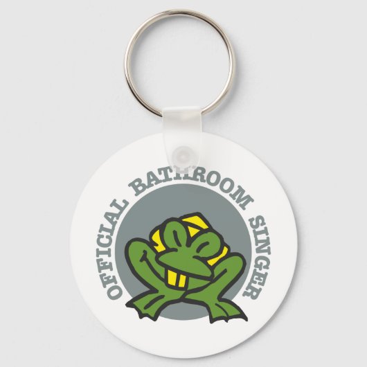 Badesängerin Schlüsselanhänger (Vorderseite)