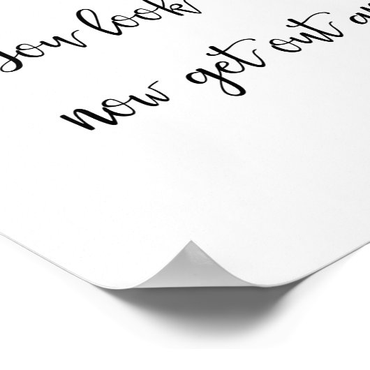 Badeschild | Ladys Poster (Ecke)