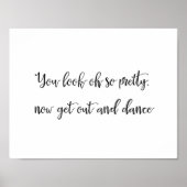 Badeschild | Ladys Poster (Vorne)