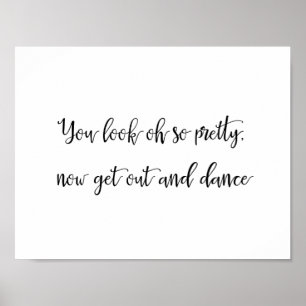 Badeschild Ladys Poster