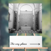 Badeschild mit Originalfoto aus der Reise Acrylschild (Neutral)