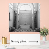 Badeschild mit Originalfoto aus der Reise Acrylschild (Hochzeit)