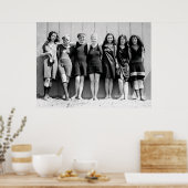 BADESCHÖNHEITEN FLORIDA 1920 POSTER (Küche)