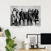 BADESCHÖNHEITEN FLORIDA 1920 POSTER (Heimbüro)