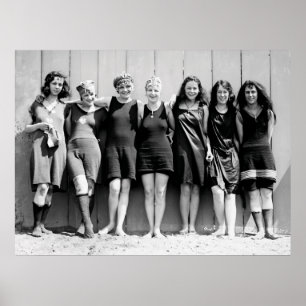 BADESCHÖNHEITEN FLORIDA 1920 POSTER