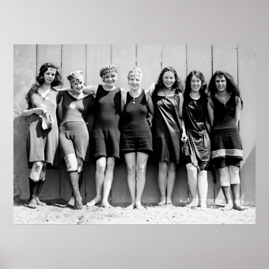 BADESCHÖNHEITEN FLORIDA 1920 POSTER (Vorne)