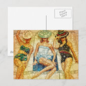 Badeschönheiten Postkarte (Vorne/Hinten)