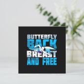 Badespass Einladung (Stehend Vorderseite)