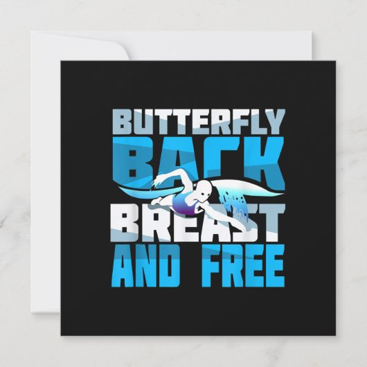 Badespass Einladung (Vorderseite)