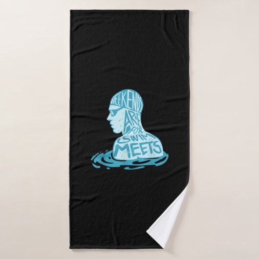 Badespass für Schwimmer Sommergeschenk Badehandtuch (Badehandtuch)