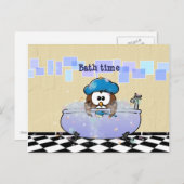 Badespass Postkarte (Vorne/Hinten)