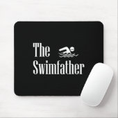 Badespass Vater Schwimmer Leben Väter Tag Mousepad (Mit Mouse)