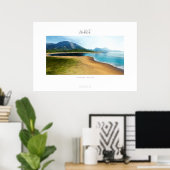 Badestrand Poster (Heimbüro)