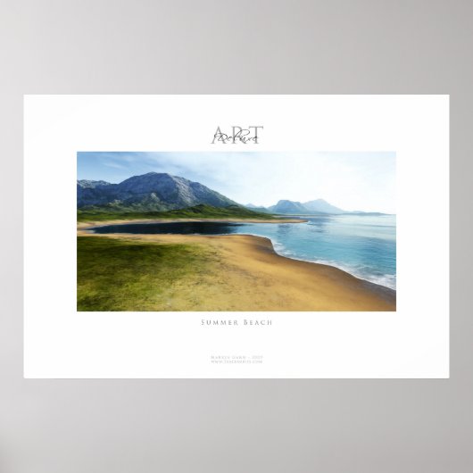 Badestrand Poster (Vorne)