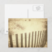 Badestrandzaun Postkarte (Vorne/Hinten)