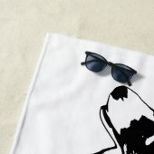 Badetag, Hirten Schwung Strandtuch (Beispiel)