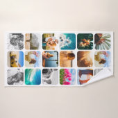 Badetuch 18 Foto - gerundete Vorlage Badehandtuch (Badehandtuch)