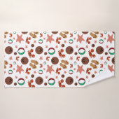 Badetuch am Strand: Urlaub fertig Badehandtuch (Badehandtuch)