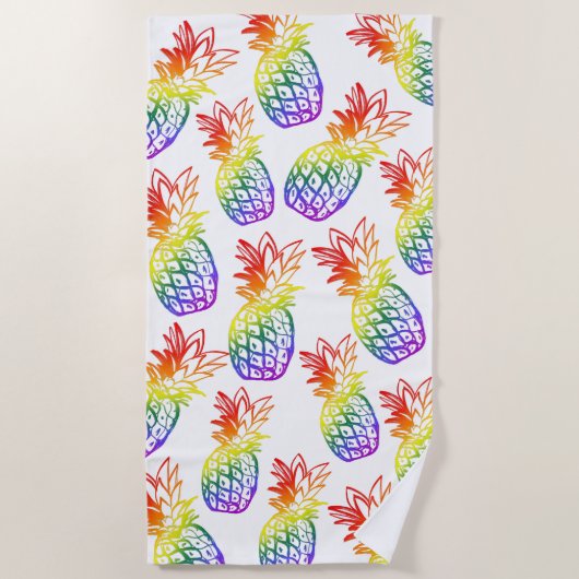 Badetuch Ananas (Vorderseite)