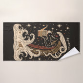 Badetuch Aquarius Celestis Kunst, Dichtung und Mus Badehandtuch (Badehandtuch)