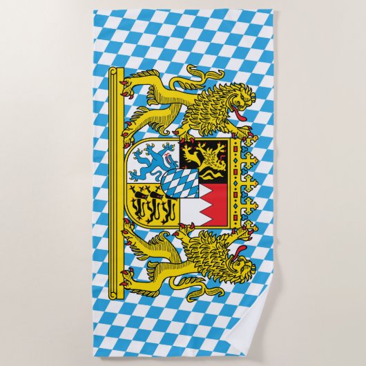 Badetuch Bayernwappen (Vorderseite)