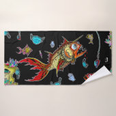 Badetuch "Corona Worries" Badehandtuch (Badehandtuch)