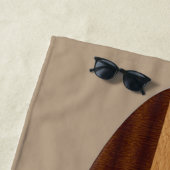 Badetuch-Entwurf der surfenden Thema-cooler Männer Strandtuch (Beispiel)