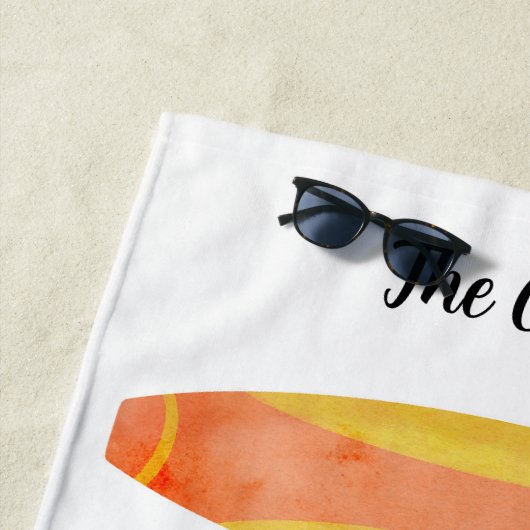 Badetuch für Surfbretter (Beispiel)