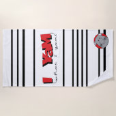 Badetuch "I Yam What I Yam" (Vorderseite)