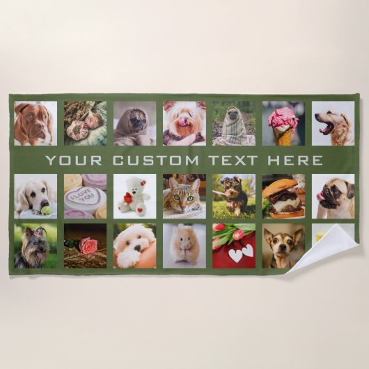 Badetuch IHR der FOTOS u. des TEXTES (Vorderseite)