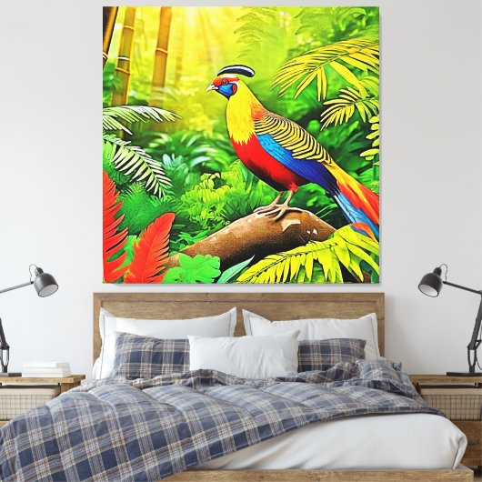 Badetuch Leinwanddruck (Insitu (Schlafzimmer))