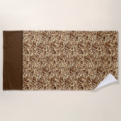 Badetuch Leopard Print (Vorderseite)