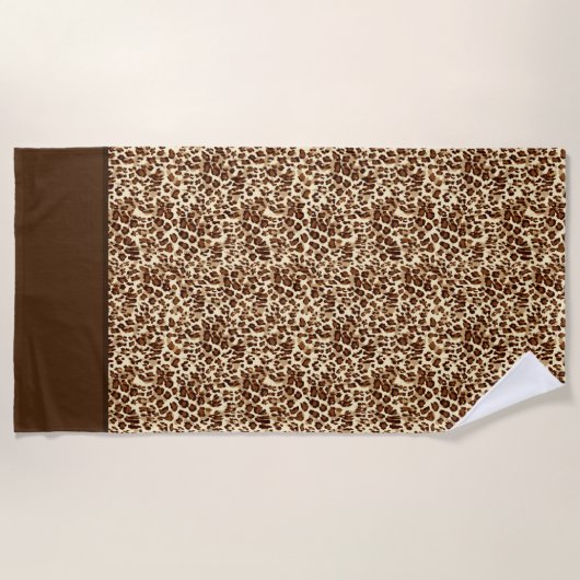 Badetuch Leopard Print (Vorderseite)