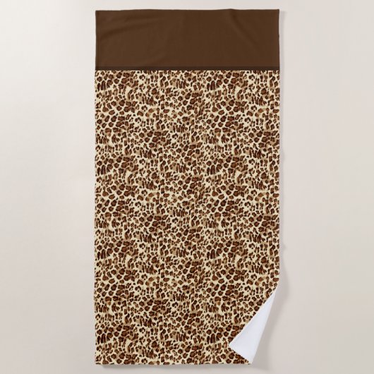 Badetuch Leopard Print (Vorderseite)