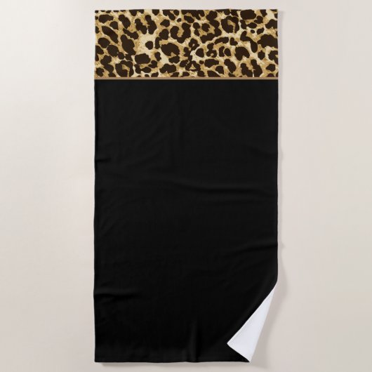 Badetuch Leopard Print (Vorderseite)