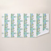 Badetuch; Leuchtturm 5 Badehandtuch (Badehandtuch)