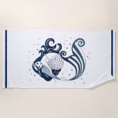 Badetuch - Meerjungfrau (Vorderseite)