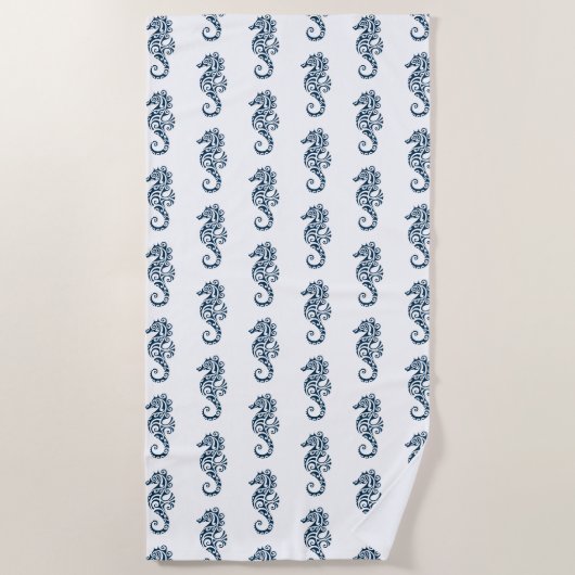 Badetuch - Meerpferd (Vorderseite)