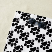 Badetuch - Polydaktylpflaster und Name des Tieres (Beispiel)