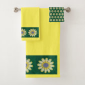 Badetuch-Set - Afghan Daisy Badhandtuch Set (Insitu)