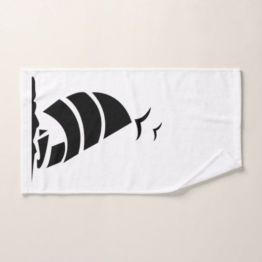 Badetuch Set " Black Sail Boat " (Handtuch)