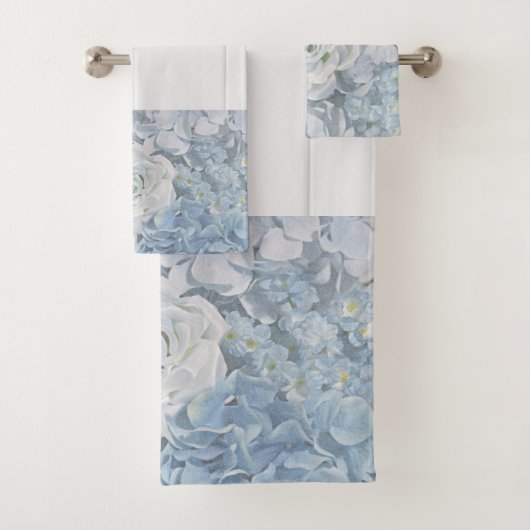Badetuch Set Blue Country Blume (Insitu)