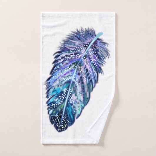 Badetuch-Set für Federn - Farbtupfer Badhandtuch Set (Handtuch)