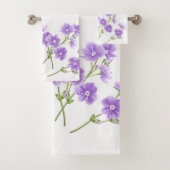 Badetuch Set Lila Wildblumen (Insitu)