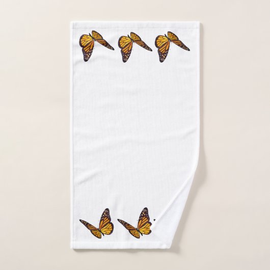 Badetuch-Set - Monarch Butterfliegen Badhandtuch Set (Handtuch)